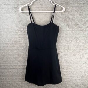 ALO YOGA Tennis Dress Medium Black Shorts Underneath with Pockets